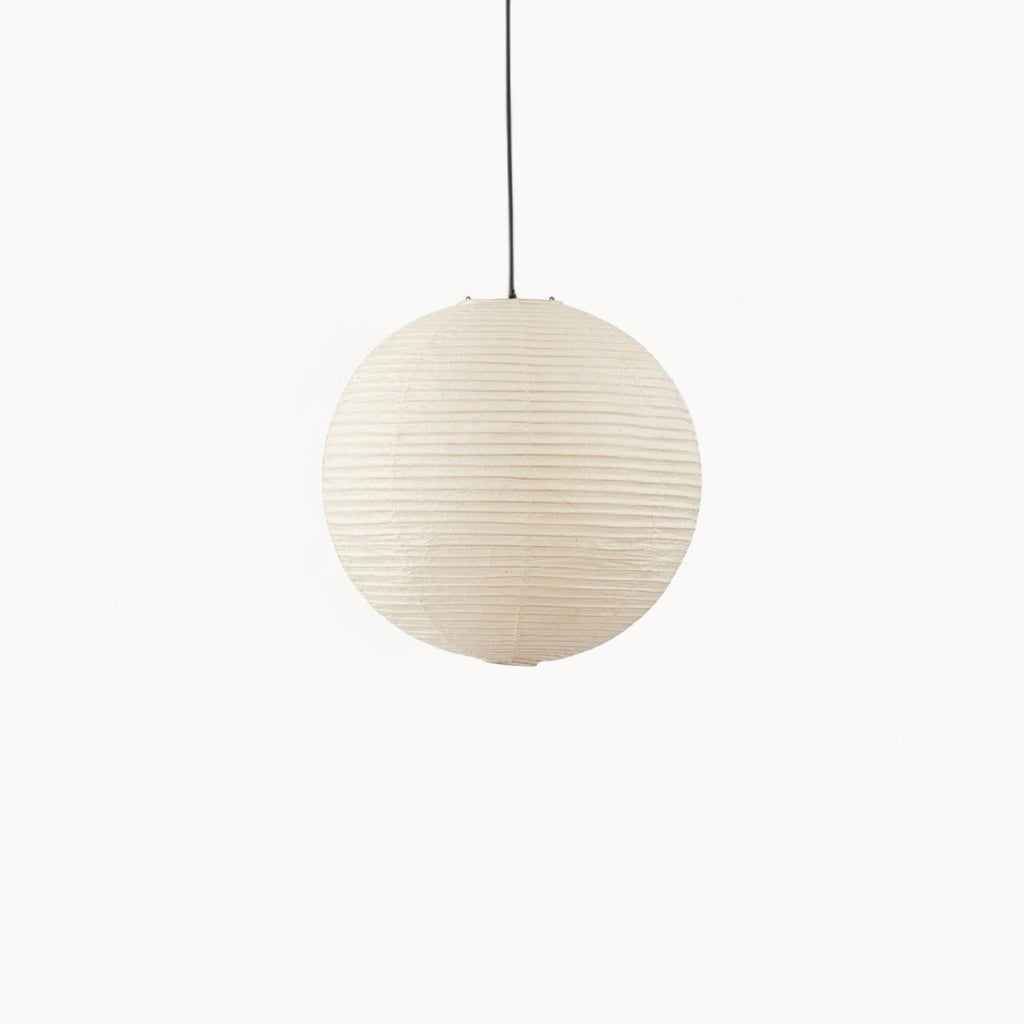 MEELANO ZenLicht Pendellampe – Minimalistisk Design med Rispapirskærm & Varmt Lys (2200–3500K) D 50 x 50 cm
