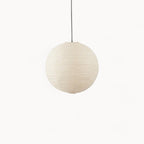 MEELANO ZenLicht Pendellampe – Minimalistisk Design med Rispapirskærm & Varmt Lys (2200–3500K) D 50 x 50 cm