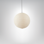 MEELANO ZenLicht Pendellampe – Minimalistisk Design med Rispapirskærm & Varmt Lys (2200–3500K)