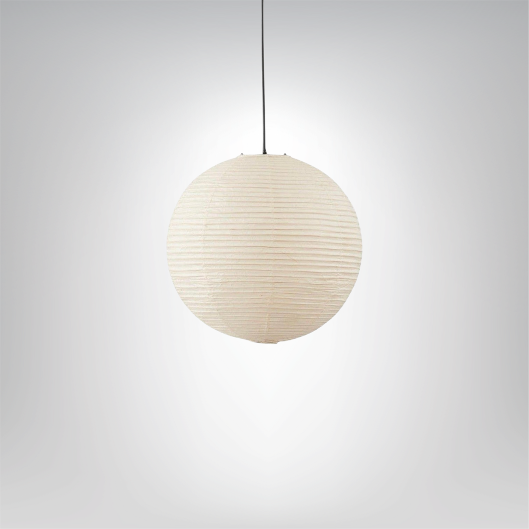 MEELANO ZenLicht Pendellampe – Minimalistisk Design med Rispapirskærm & Varmt Lys (2200–3500K)