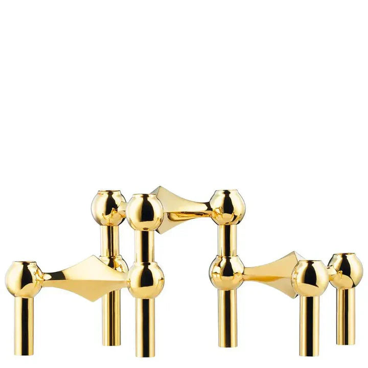 MEELANO CandleSphere – Molecular Elegance Lysestage i Moderne Design Guld Tre Stykker