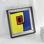 MEELANO Neon Akrylramme i Retro 80'er-stil – Farverig Fotoramme til Væg eller Bord, 16x21 til 40x50 cm