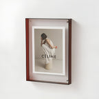 MEELANO Neon Akrylramme i Retro 80'er-stil – Farverig Fotoramme til Væg eller Bord, 16x21 til 40x50 cm Brun