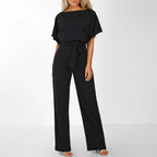 MEELANO Dame Stilfuld Jumpsuit Til Hverdags Og Festlige Anledninger - Overall Sort