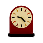 MEELANO Stille Vækkeur Med Minimalistisk Design Og Præcis Tidsangivelse Til Soveværelse C