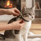 MEELANO GPS-tracker til Hunde og Katte – Let Kæledyrstracker til Alle Halsbånd, Lokalisering via App, Lang Batteritid