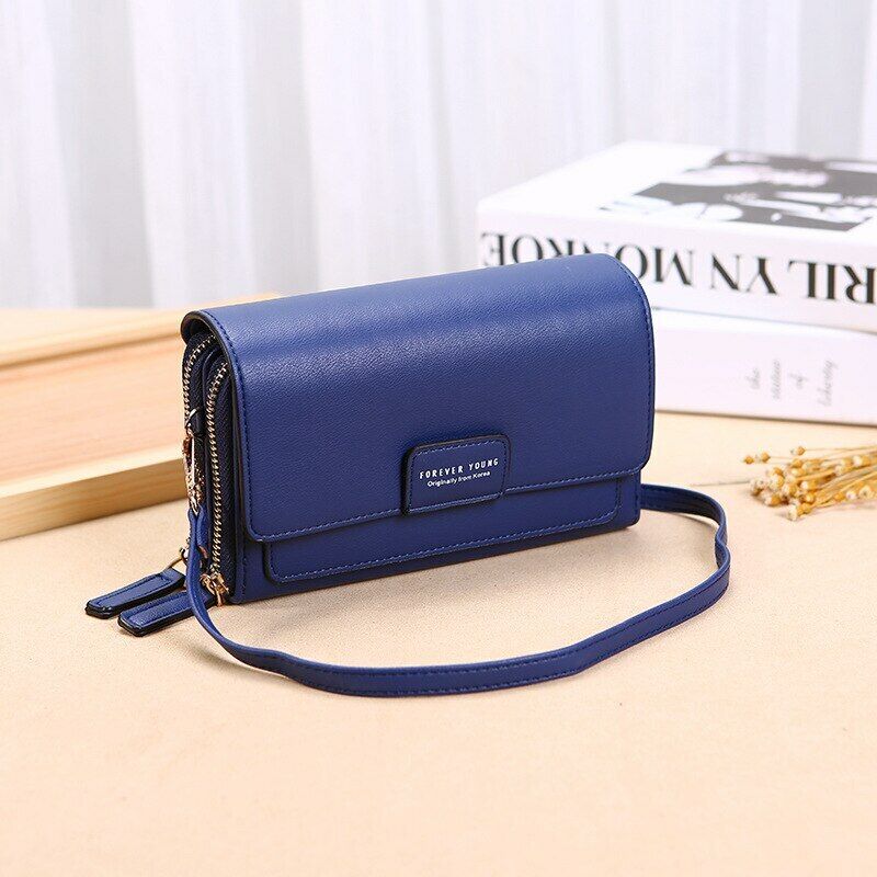 MEELANO Crossbody Taske – Organiseret Taske med Mange Lommer og Kortlommer Blå 2