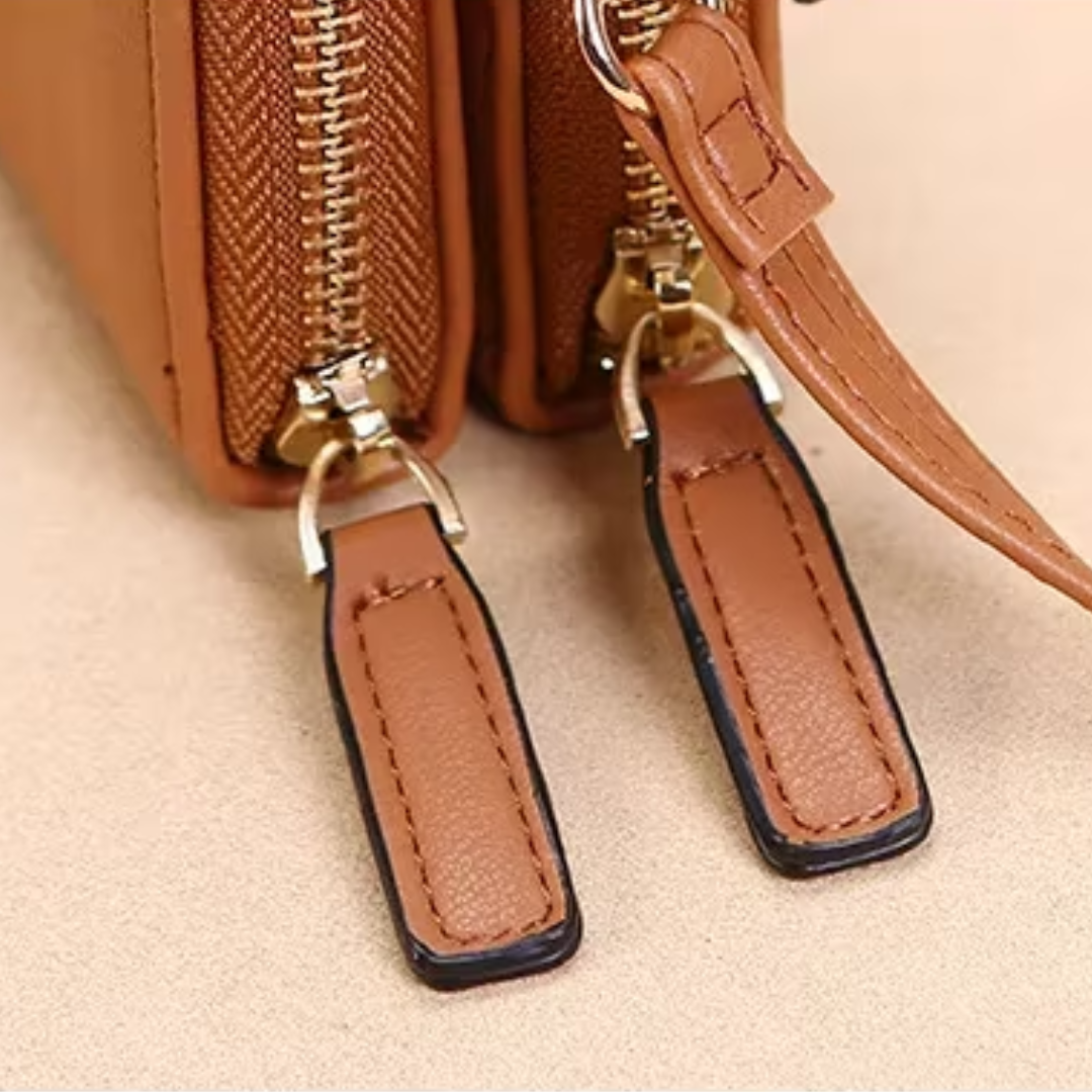 MEELANO Crossbody Taske – Organiseret Taske med Mange Lommer og Kortlommer