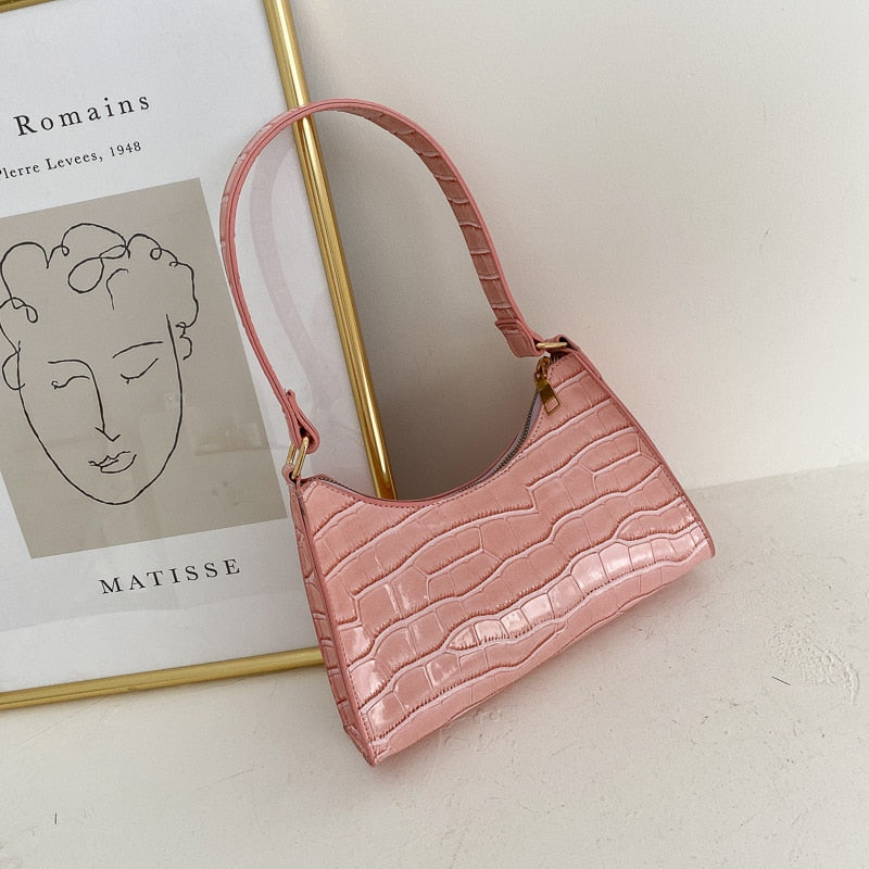 MEELANO Dame Håndtaske – Elegant Luksustaske Perfekt til Arbejde og Hverdag Pink