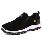 MEELANO River Sporty Slip On Sneakers Mænd Åndbart Mesh Sorte 42 46 Sort