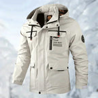 MEELANO Wilshire | Herre Vandtæt & Vindtæt Outdoor Jakke - Åndbar Softshell- & Regnjakke Hvid
