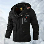 MEELANO Wilshire | Herre Vandtæt & Vindtæt Outdoor Jakke - Åndbar Softshell- & Regnjakke Sort