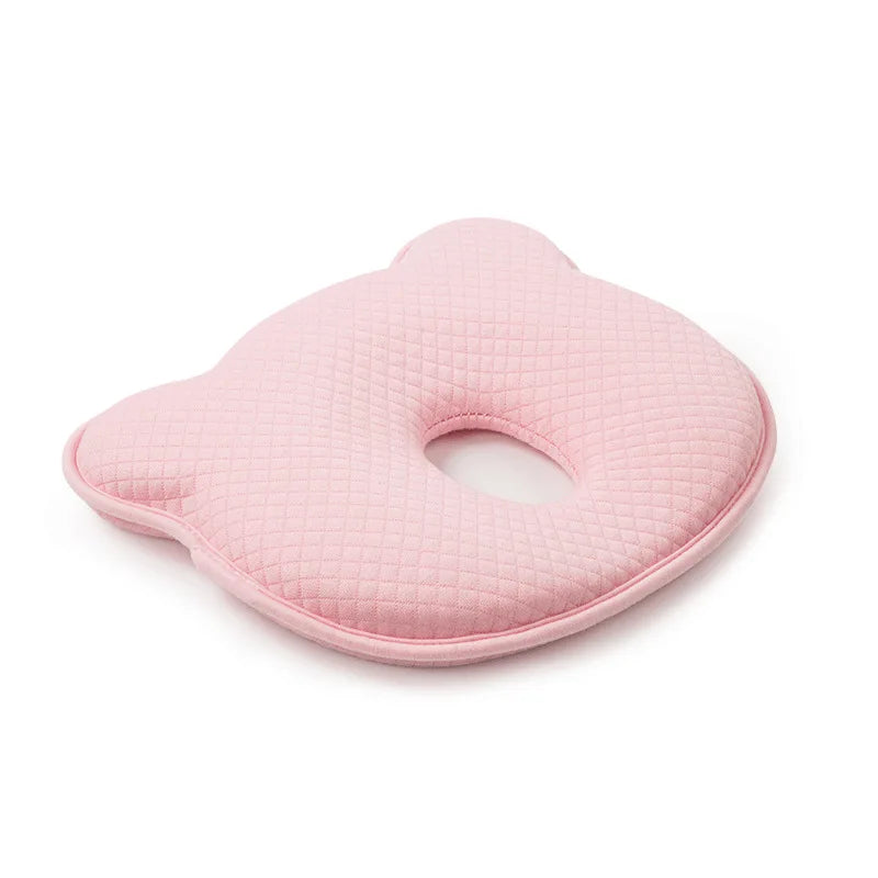 MEELANO Babyhovedstøttepude med Memoryfoam – Hovedpude til Baby til Barnevogn & Lur, Åndbart Stof, 4 Farver