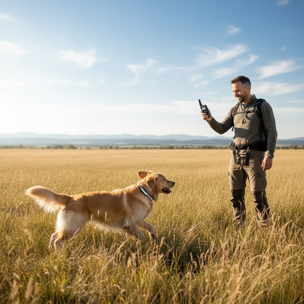 MEELANO TrainingCollar | Hundetræningshalsbånd – Lang Rækkevidde & Sikker Adfærd