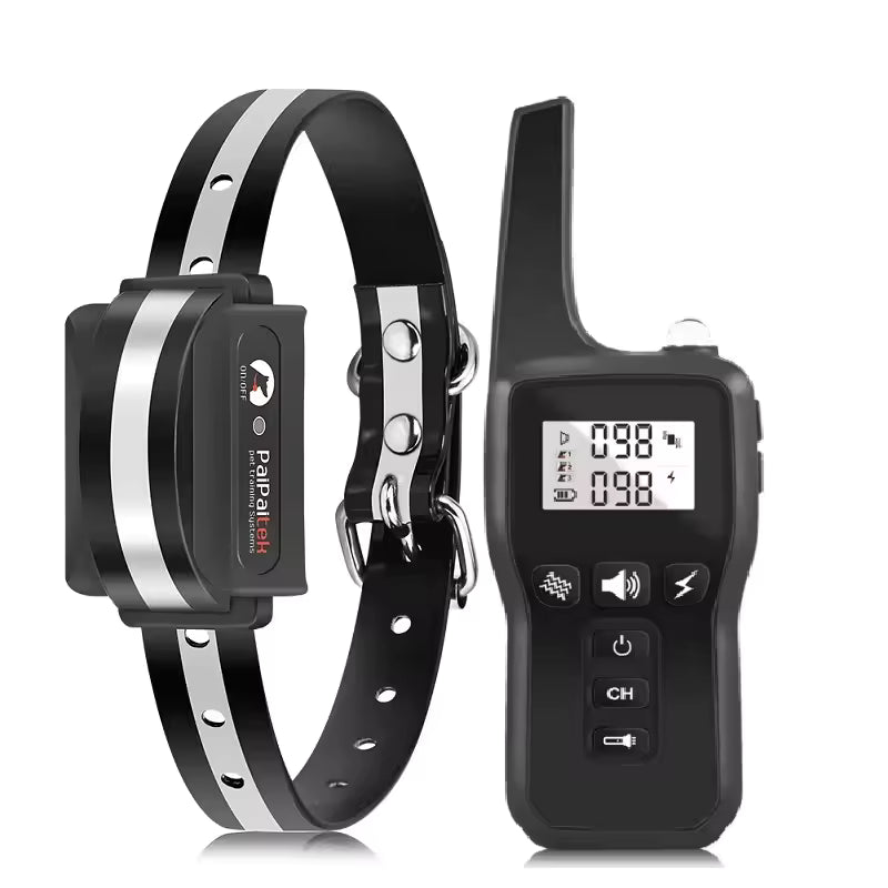 MEELANO TrainingCollar | Hundetræningshalsbånd – Lang Rækkevidde & Sikker Adfærd Sort