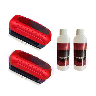 MEELANO Vandafvisende Glasrensebræt Forruden Hydrofobisk Belægning 2*rengøringsbørste + 2*100ml genopfyldningsvæske