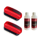 MEELANO Vandafvisende Glasrensebræt Forruden Hydrofobisk Belægning 2*rengøringsbørste + 2*100ml genopfyldningsvæske