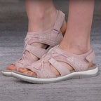 MEELANO Justerbare Sandaler – Komfort og Stil i Ét Rosa