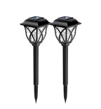 MEELANO Solcelle Havebelysning – Solcellelamper til Gangsti, Terrasse & Græsplæne, Hvid eller Varm Hvid – LunaGlow Hvid B, 300mAh