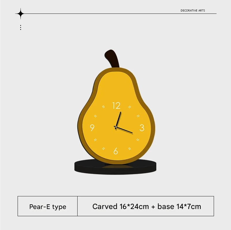 MEELANO Minimalistisk Vækkeur Med Drejet Design Og Urfunktion Til TV Møbler Og Skrivebord Pære