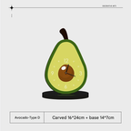 MEELANO Minimalistisk Vækkeur Med Drejet Design Og Urfunktion Til TV Møbler Og Skrivebord Avocado