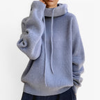 Irene | Striktrøje med høj krave - Elegant og hyggelig - Brun - Sweater
