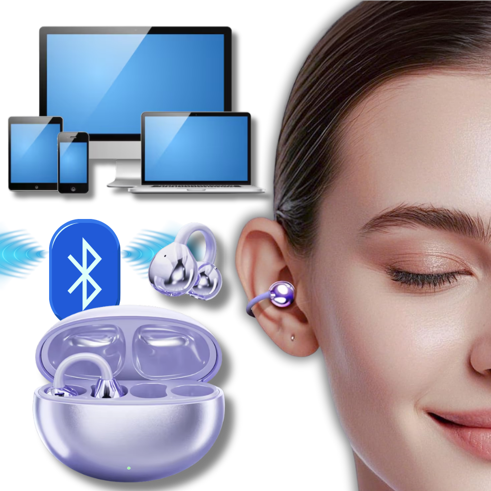 MEELANO Trådløse Åbne Øre Bluetooth Clip Høretelefoner Klar Lyd