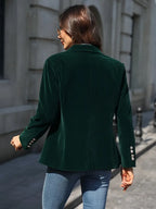 MEELANO Viola | Dame Figursyet Blazerjakke - Elegant Langærmet Blazer & Business Jakke