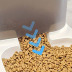 Automatisk Foder- og Vanddispenser – 2-i-1 Foderautomat & Vandautomat til Katte og Små Hunde – EasyFeed Duo