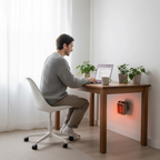MEELANO EcoHeat | Energisparende varmeblæser med moderne design