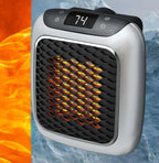 MEELANO Varmeblæser med Moderne Design – Kompakt Elektrisk Varmeblæser med Timer, Vælte- & Overophedningssikring – EcoHeat