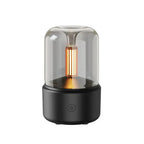 MEELANO Elektrisk Aromaterapi-Diffuser og Luftfugter – Aroma Diffuser med Automatisk Sluk, til Æteriske Olier, Sort eller Hvid – AromaLux Sort
