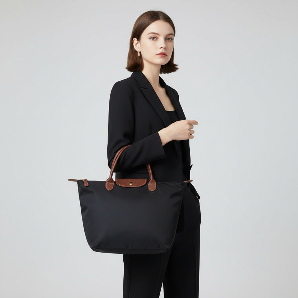 MEELANO Oxford Skuldertaske – Rummelig og Elegant Luxe Taske til Hverdagen