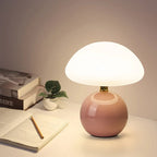 MEELANO Fransk cremefarvet champignonlampe