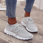 MEELANO Komfort Sneakers Kvinder Læder Grå 38 Til 42 Grå