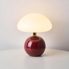 MEELANO Fransk cremefarvet champignonlampe