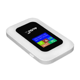 MEELANO Bærbar 4G WiFi-router med SIM-kort – Mobilt Hotspot til Autocamper, Campingvogn og Rejser, 10 Enheder, 150 Mbps