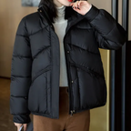 MEELANO Pufferjakke Dame – Varm Vinterjakke i Moderne Design til Hverdag & Fest, Sort, XS-XL – Amore XL
