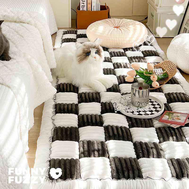 Blødt Kæledyrstæppe – Sofabeskytter til Hund & Kat i Chenille, Skridsikkert Hundetæppe, Maskinvaskbart – CozyCover