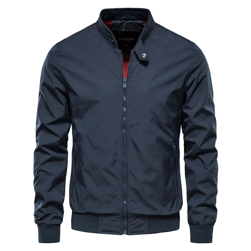 MEELANO Stilfuld Herre Bomberjakke til Sommerens Trendy Looks Blå