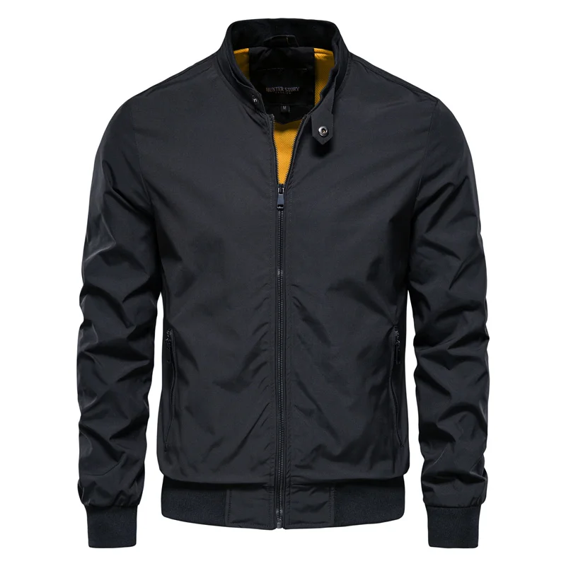 MEELANO Stilfuld Herre Bomberjakke til Sommerens Trendy Looks Sort