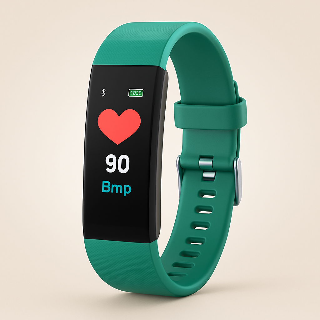 MEELANO Smartwatch Med Sundhedsovervågning Til Seniorer Batterilevetid Grøn