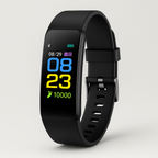 MEELANO Smartwatch Med Sundhedsovervågning Til Seniorer Batterilevetid Sort