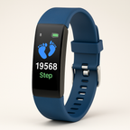 MEELANO Smartwatch Med Sundhedsovervågning Til Seniorer Batterilevetid Blå