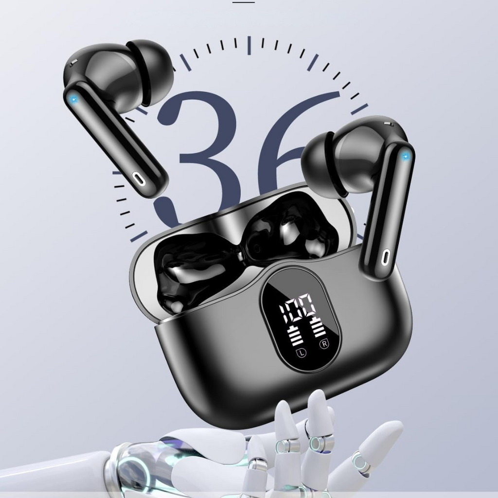 MEELANO Trådløse Bluetooth Hovedtelefoner Med Støjreduktion Skærm