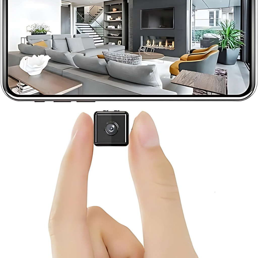 MEELANO Mini Trådløst kamera 1080P Hjemmesikkerhed Overvågning