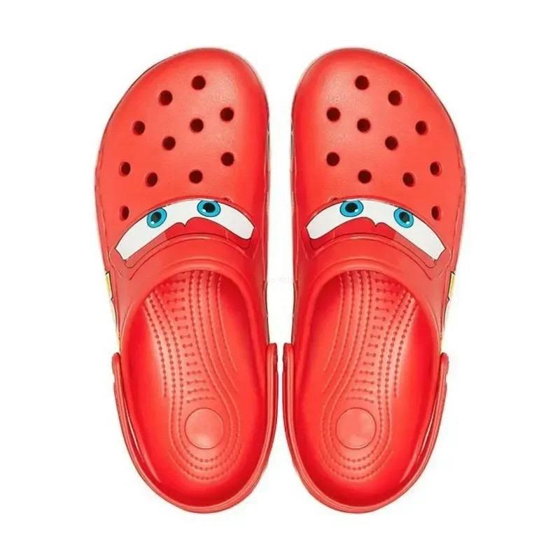 MEELANO Crocs Børn Lightning McQueen Clog Rød Pixar