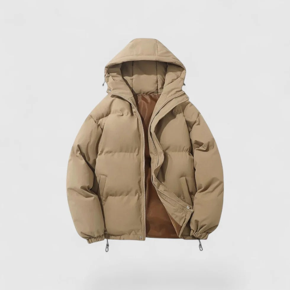MEELANO Hermosa | Ny Herre Vinter Puffer Jakke Brun