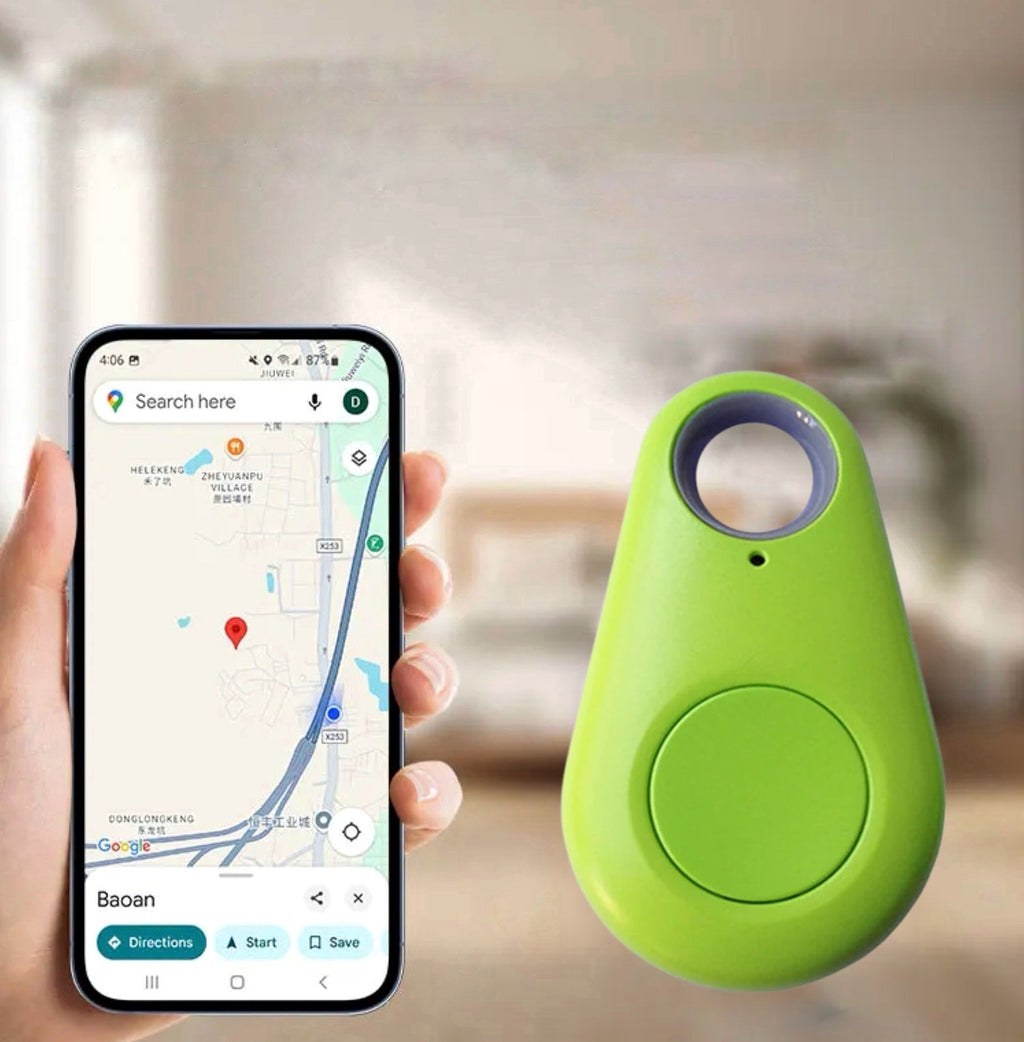 MEELANO KidLocate | Mini GPS-tracker til børn med realtidslokalisering & SOS-funktion Grøn