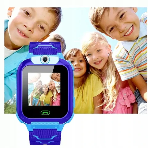 MEELANO Børne-Smartwatch med Sporing – Børneur med Lokalisering & Nødknap, Vandtæt Smartwatch til Børn, Blå eller Lyserød – SafeScout